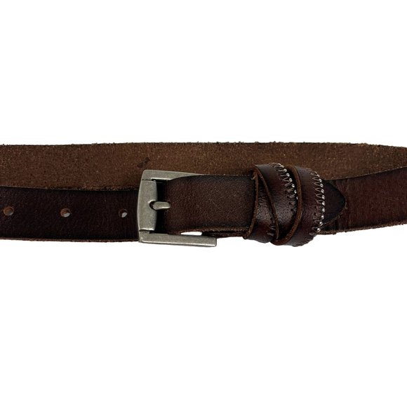 Women’s Time and Tru Brown Dress Casual leather belt Size:M - Picture 2 of 10